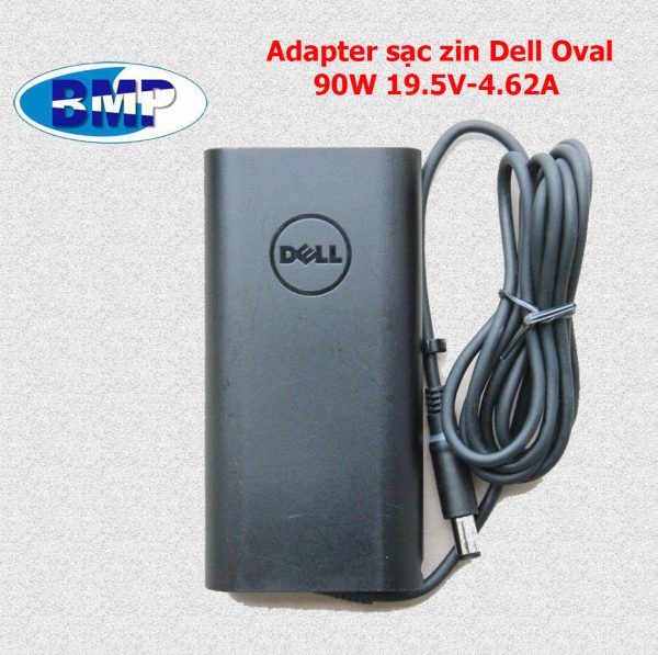 Sạc ( Adapter) Dell Oval 90W 19.5V-4.62A Đầu kim to Zin