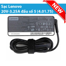 Sạc ( Adapter ) Lenovo 20V-3.25A đầu số 5 (4.01.75)